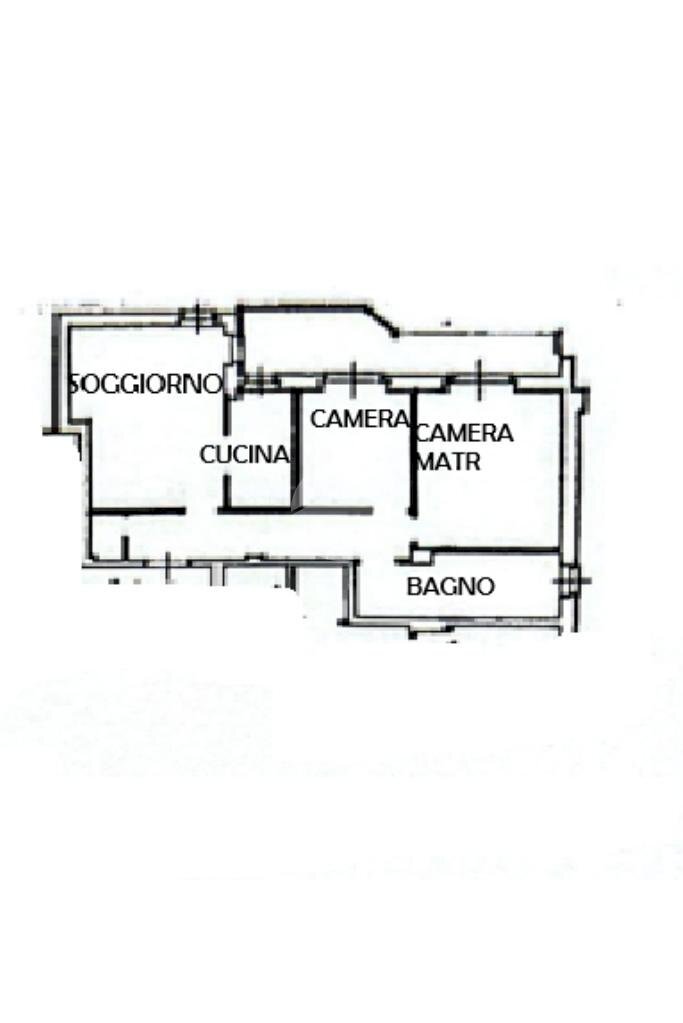 Trilocale Via Romanello, Romano Canavese - planimetria 1
