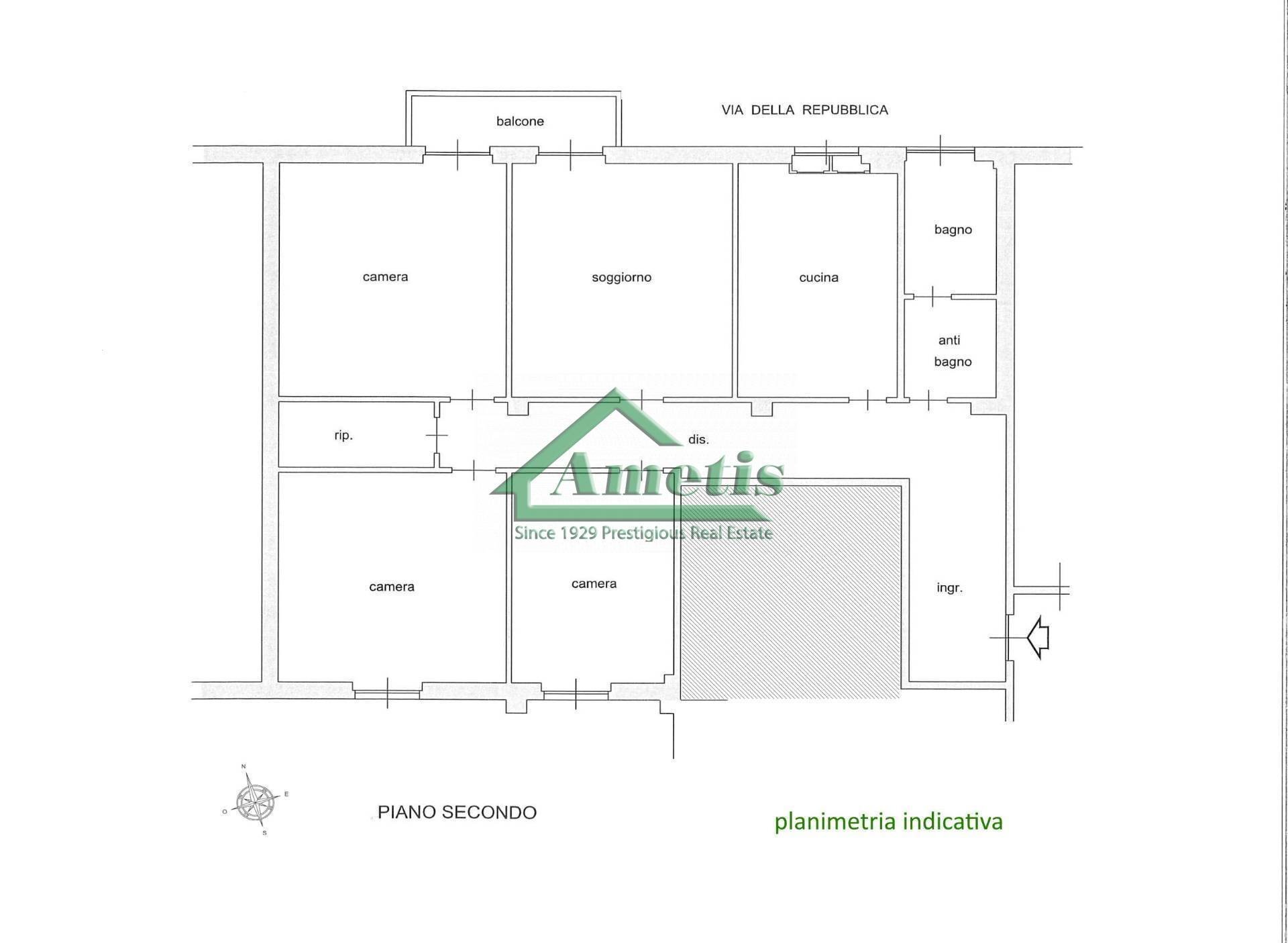 Foto 14 - Apartment Via Della Repubblica, Imperia - floor plans 1