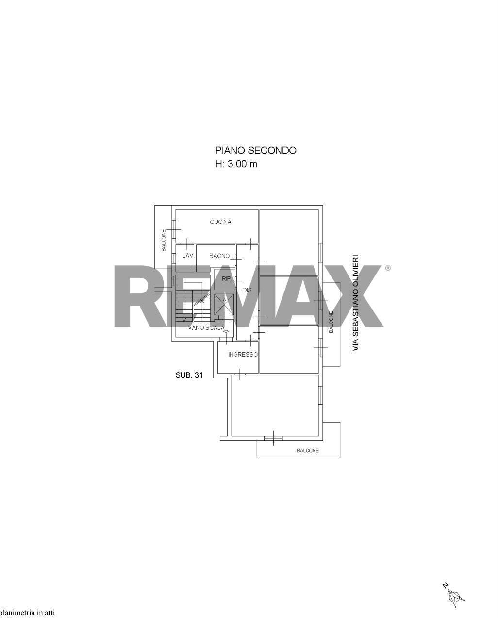 Pianta 2D - Apartment Via Sebastiano Olivieri
 
37, Siracusa - floor plans 1