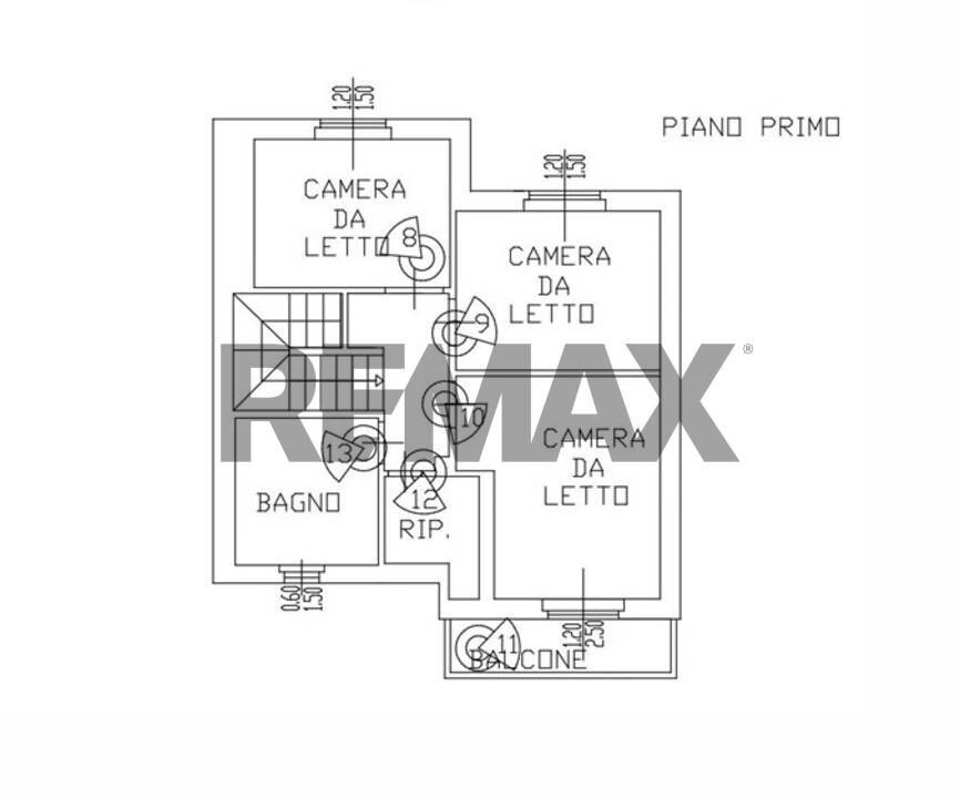 Pianta 2D - Quadrilocale via Vicolo Breve
 
12, Parona - planimetria 1