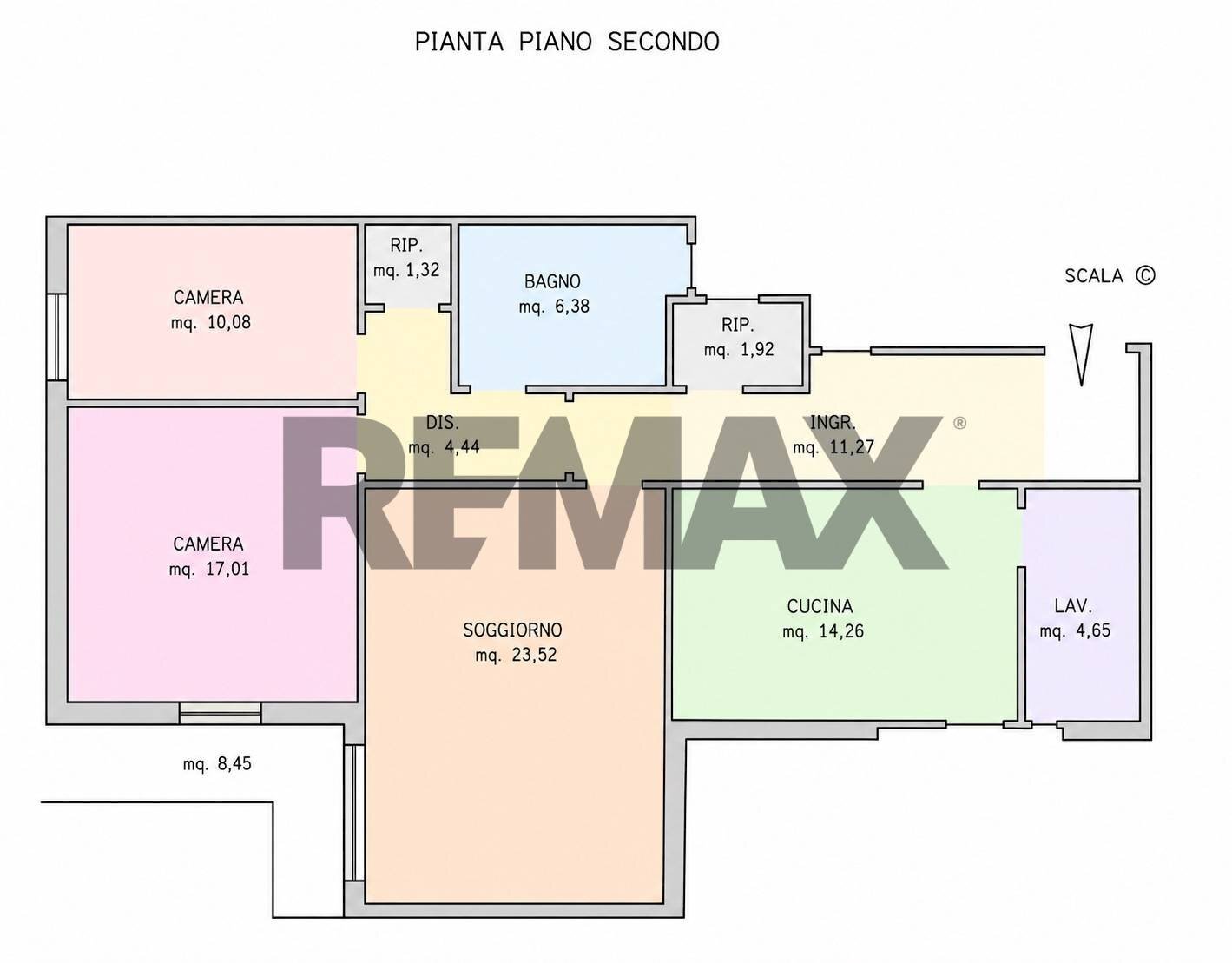 Pianta 2D - Appartamento Via Giuseppe Mazzini
 
114, Pozzallo - planimetria 1