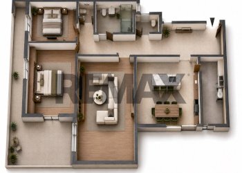 Pianta 3D - Appartamento Via Giuseppe Mazzini
 
114, Pozzallo - foto 40
