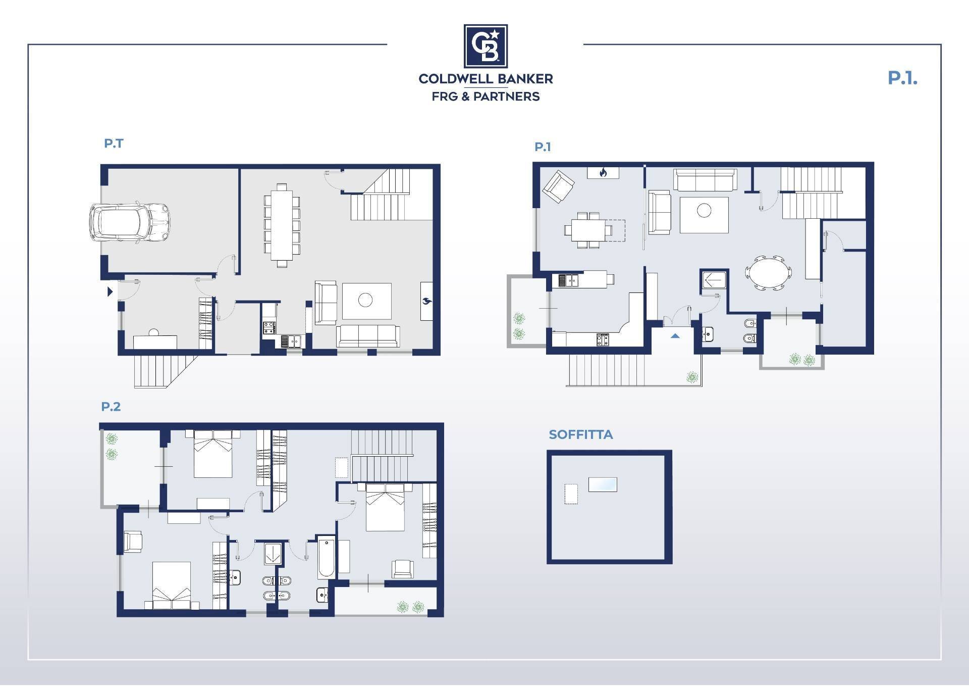 Foto 46 - Villa Via Pò
 
42, Viterbo - floor plans 1