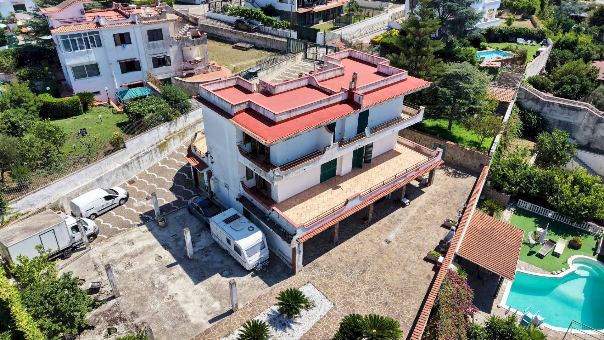 VISTA DRONE - Casa semi indipendente via madonna del pantano
131, Giugliano in Campania - foto 3