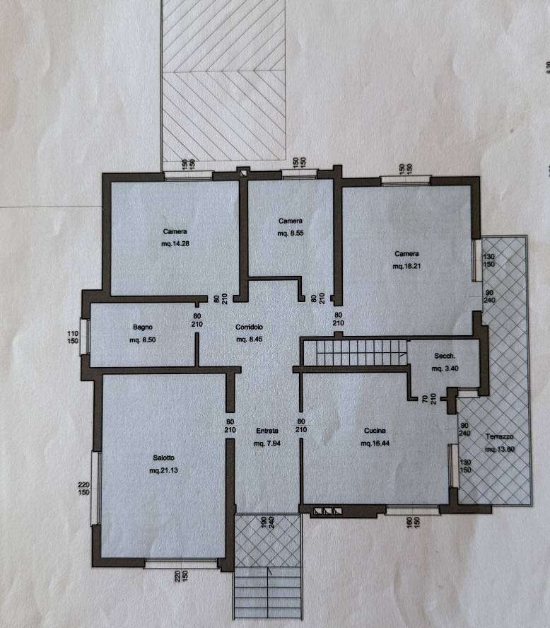 Foto 31 - Independent house Via Dalmazia
 
48, Vittorio Veneto - floor plans 1