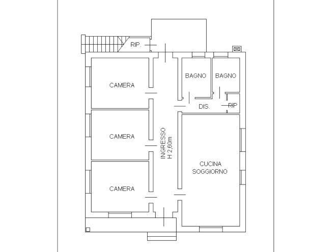 Foto 53 - Appartamento Via Calpena
 
26, San Vendemiano - planimetria 1