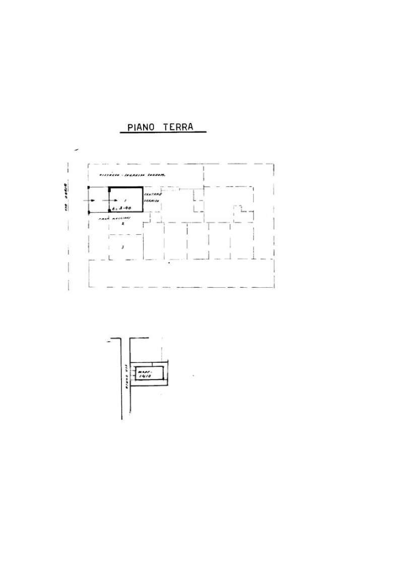 Planimetria - Box via Doria, Chiavari - planimetria 1