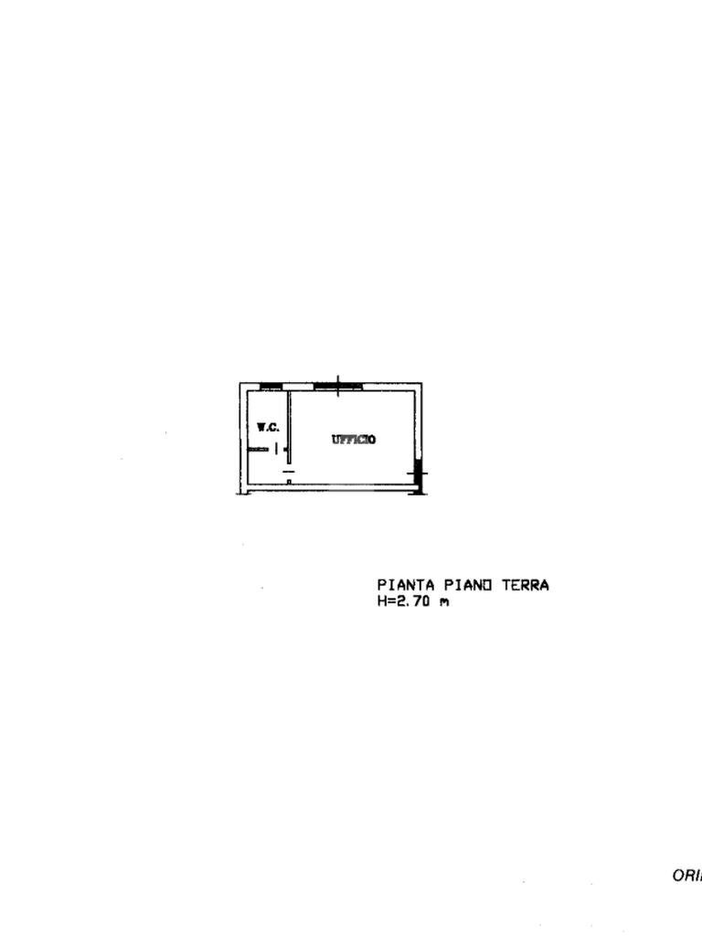 One-room apartment Via Melara, Fosdinovo - floor plans 1