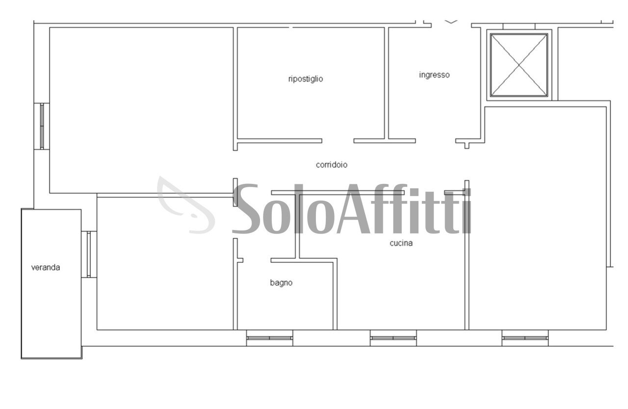 plan - Apartment Viale Guglielmo Marconi, Potenza - floor plans 1