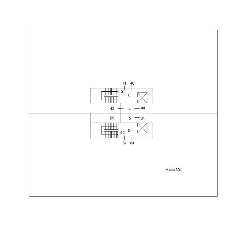 Elaborato Planimetrico Quarto Piano - Ufficio Via Carlo Zucchi 21, Modena (zona Circoscrizione 1) - planimetria 1