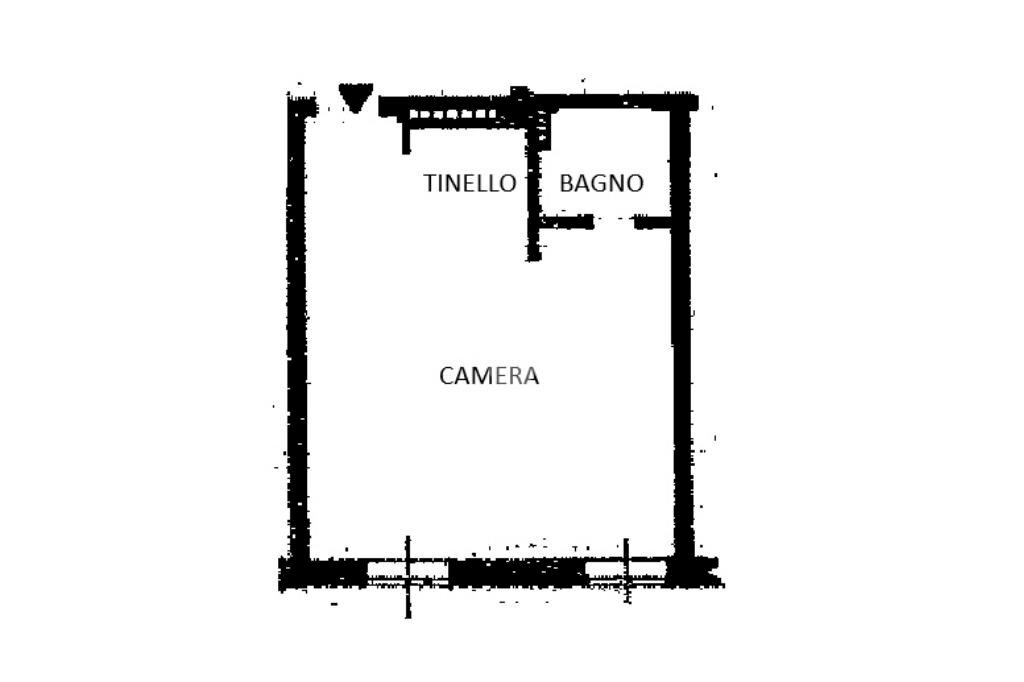 One-room apartment Via Rucas, Bagnolo Piemonte - floor plans 1