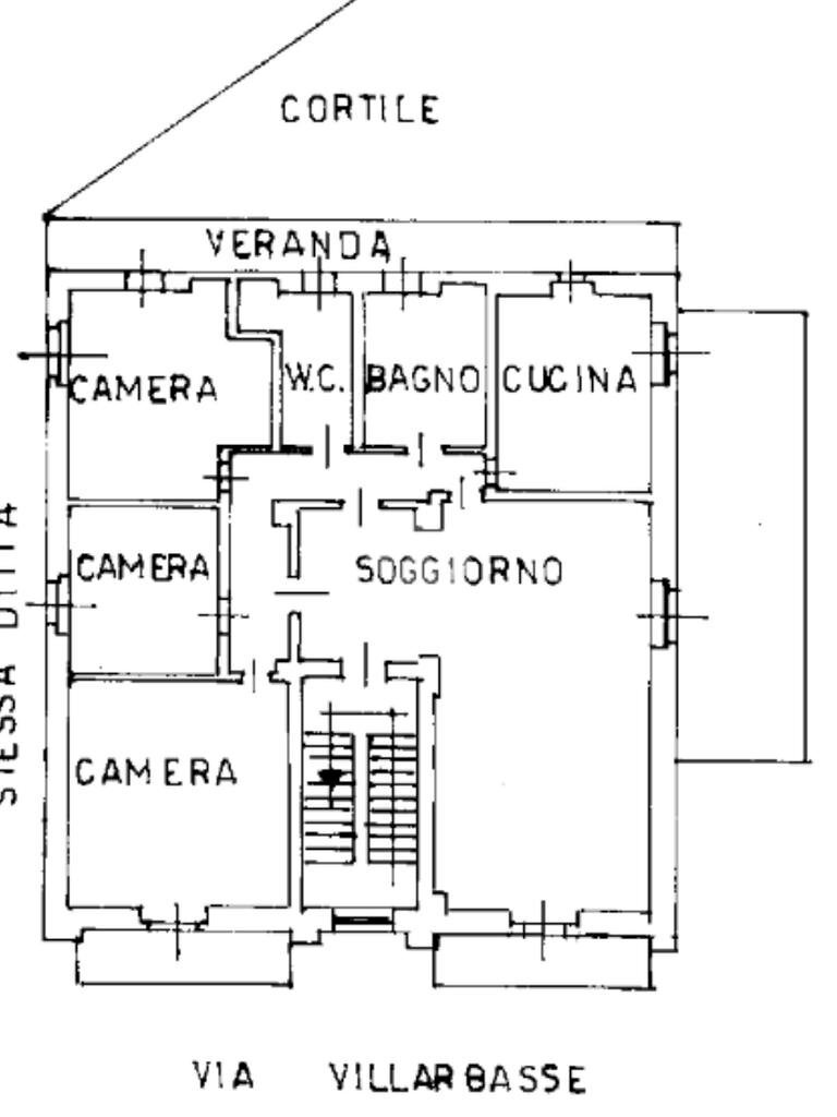 Apartment Via villarbasse, Rivoli - floor plans 1