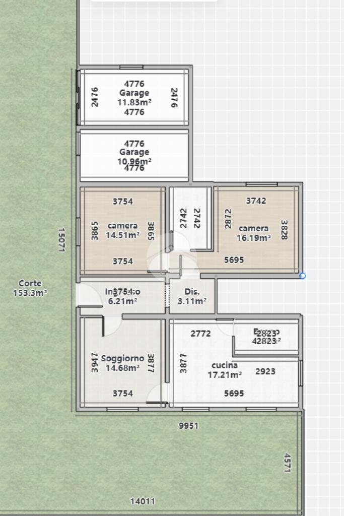 Four-room apartment Via Malva sud, Cervia - floor plans 1
