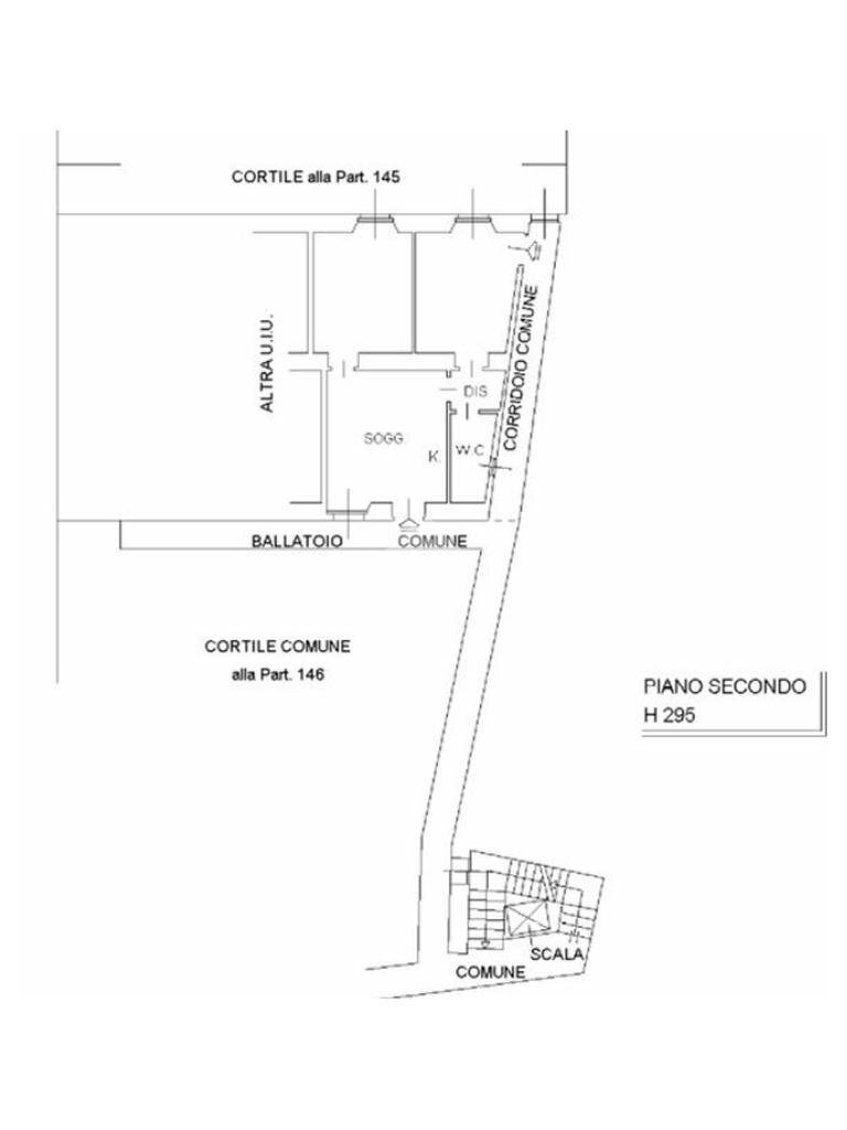Bilocale Via Pietro Maroncelli, Milano - planimetria 1