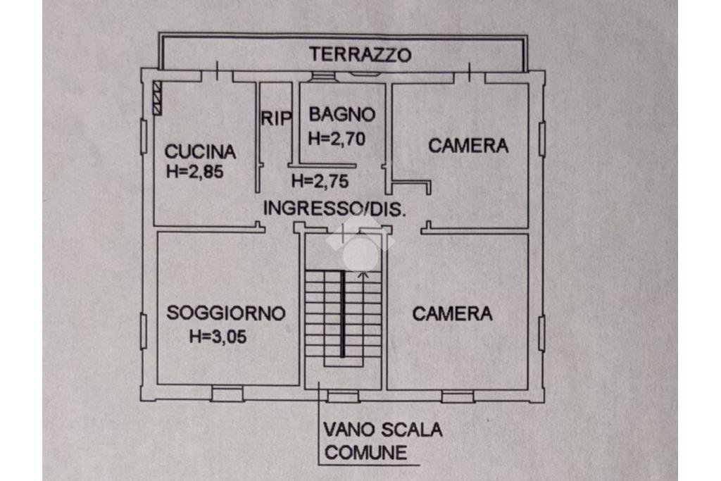 Quadrilocale Via della Viola, Bologna (zona Santa Viola) - planimetria 1