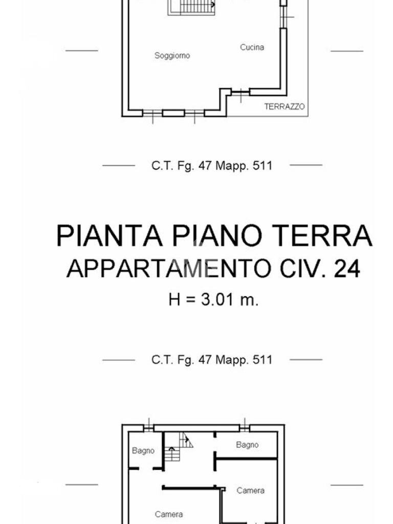 Casa indipendente Località Morasco, Montoggio - planimetria 1
