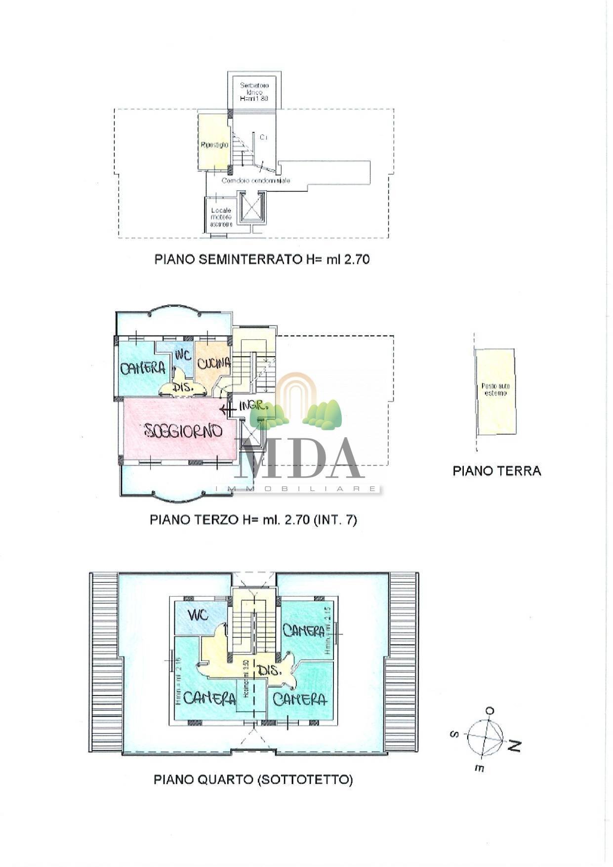 Foto 78 - Attic via Giuseppe Saragat, Tortoreto - floor plans 1