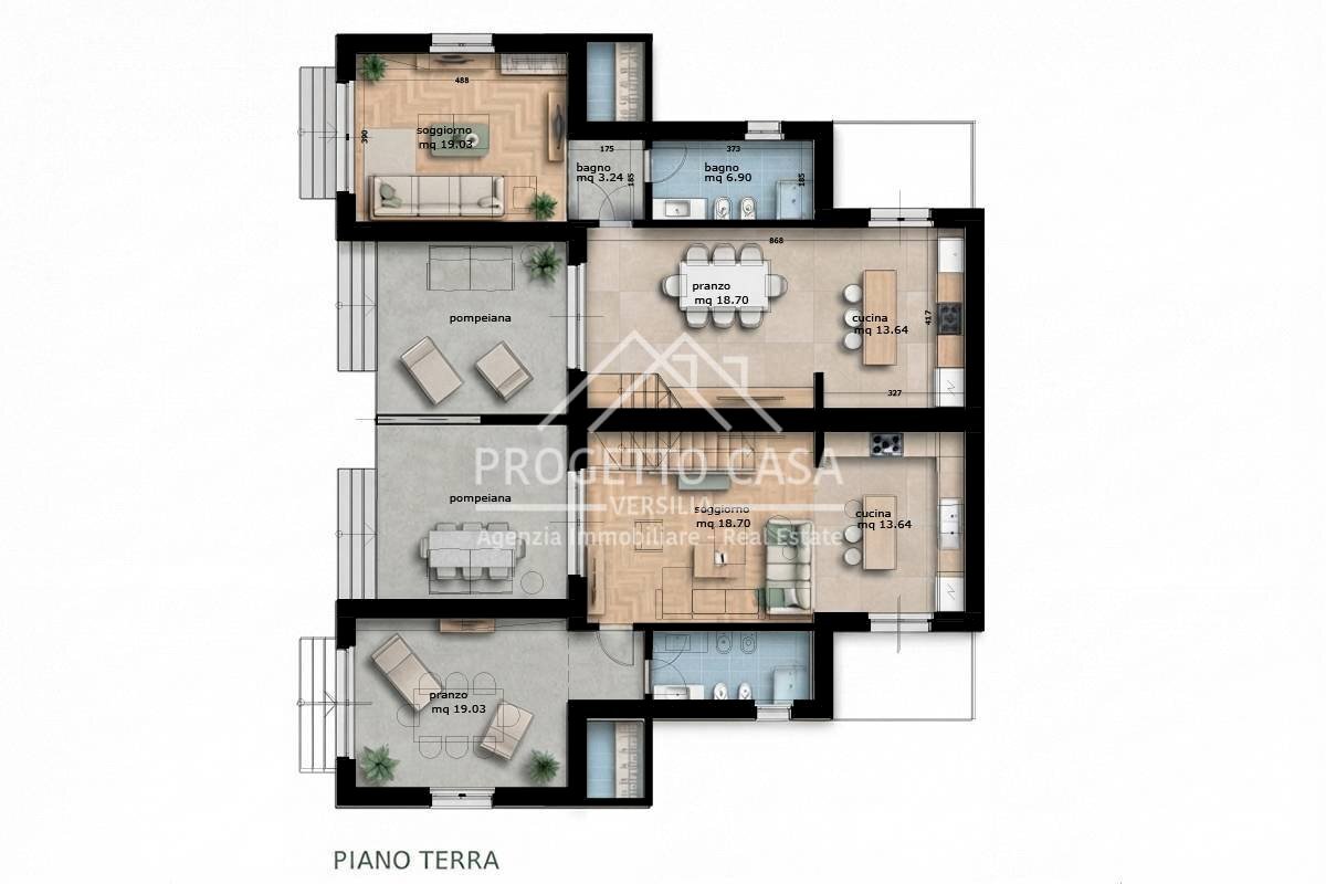 Foto 21 - Independent house VIA DELLA CARRAIA, Camaiore - floor plans 1