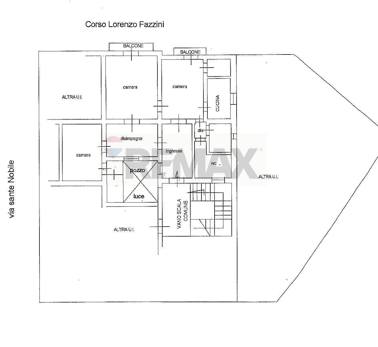 Pianta 2D - Casa indipendente Corso Lorenzo Fazzini
 
11, Vieste - planimetria 1