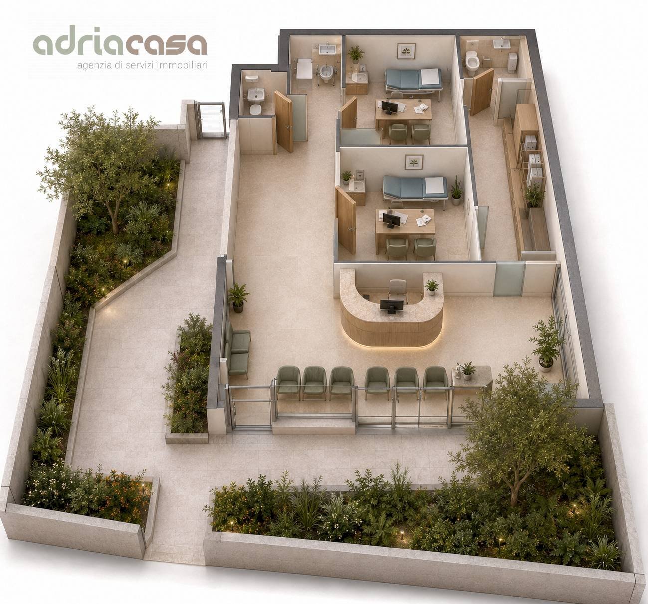 Foto 11 - Commercial Premises Via Adriatica, Riccione - floor plans 1