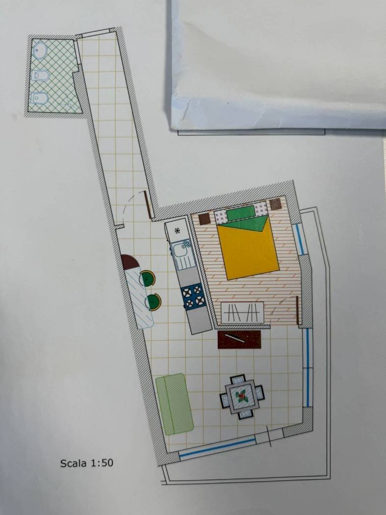 Two-room apartment Pesaro - floor plans 1