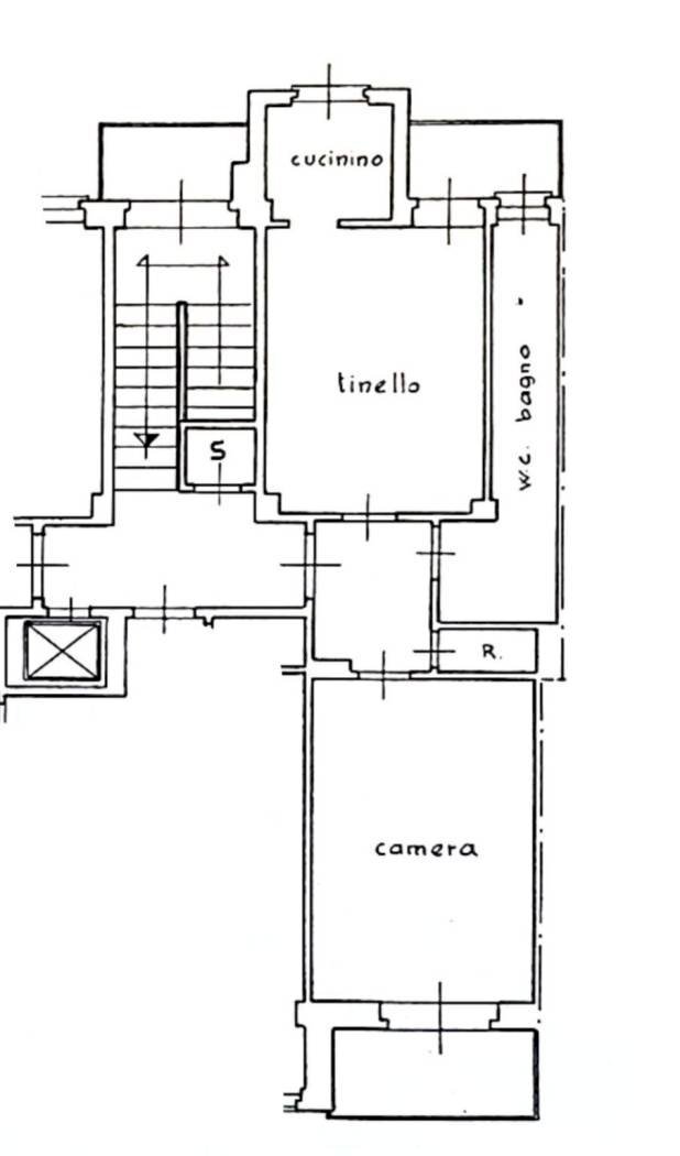 Two-room apartment via Monte Bianco, 9, Moncalieri - floor plans 1