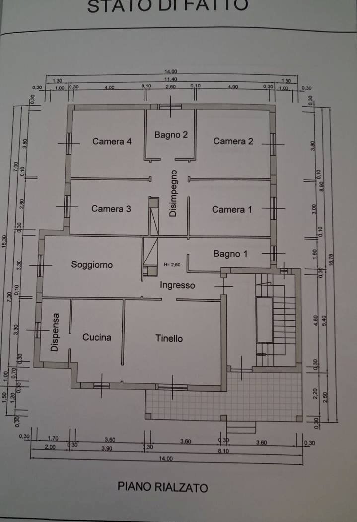 Independent house Sobborgo San Nicolò, 22, Montecarotto - floor plans 1