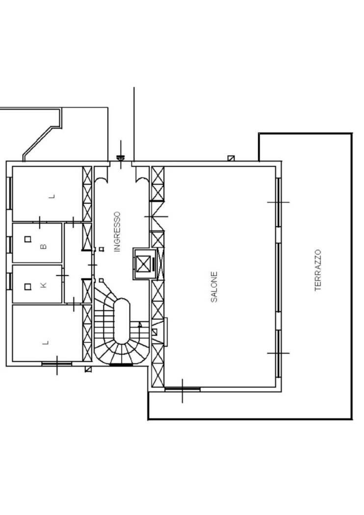 Villa via Kenia, Roma (neighborhood EUR) - floor plans 1