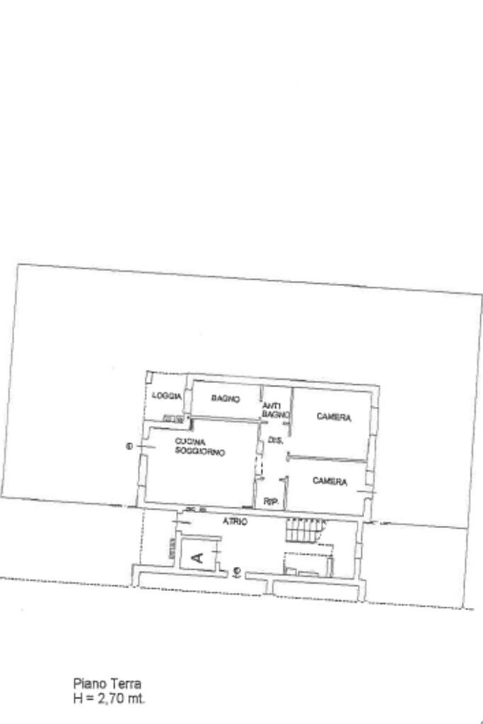 Trilocale Via 11 Settembre, Calderara di Reno - planimetria 1