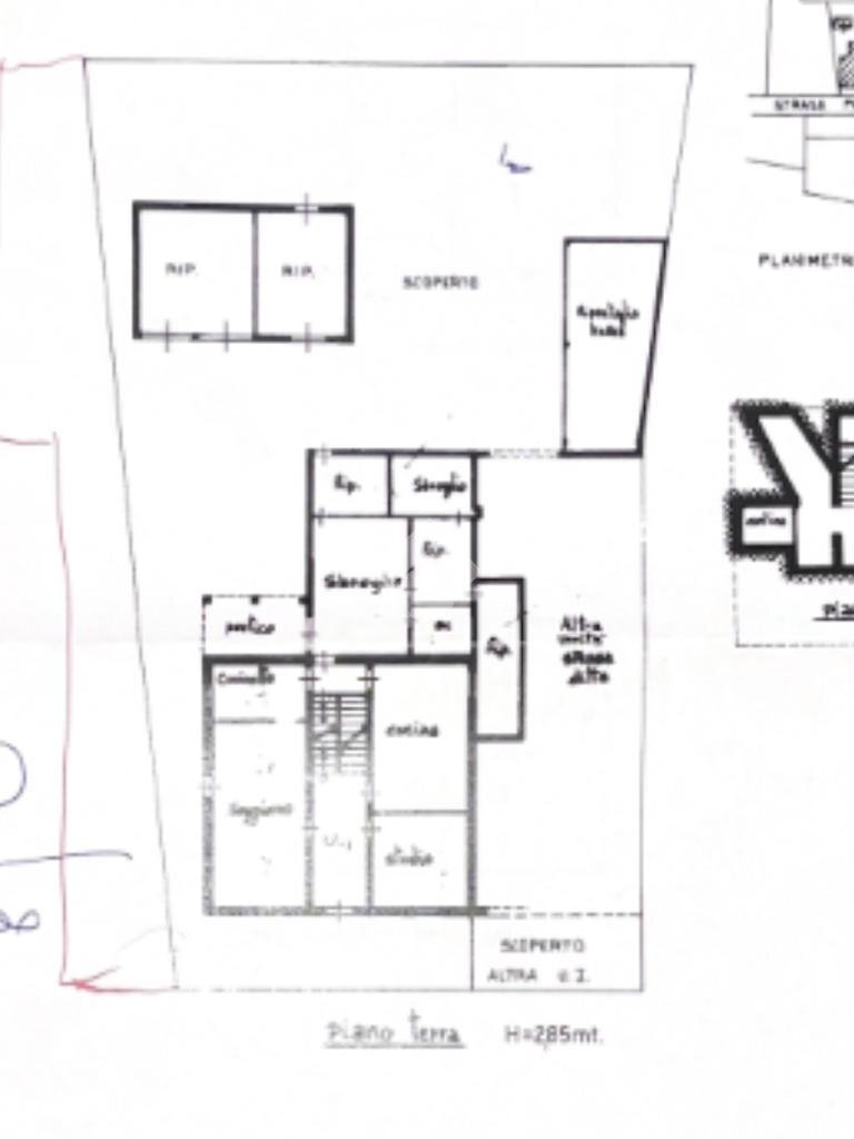 Villa Strada Provinciale Feltresca, Tavullia - planimetria 1