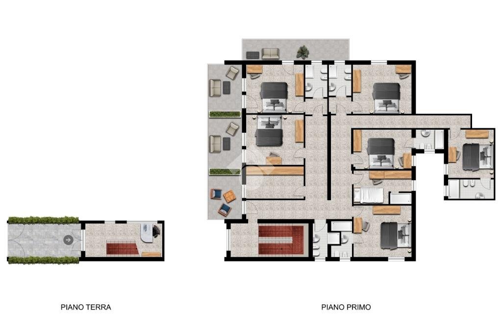 Albergo - Struttura ricettiva Via Di Renazzo, Cento - planimetria 1