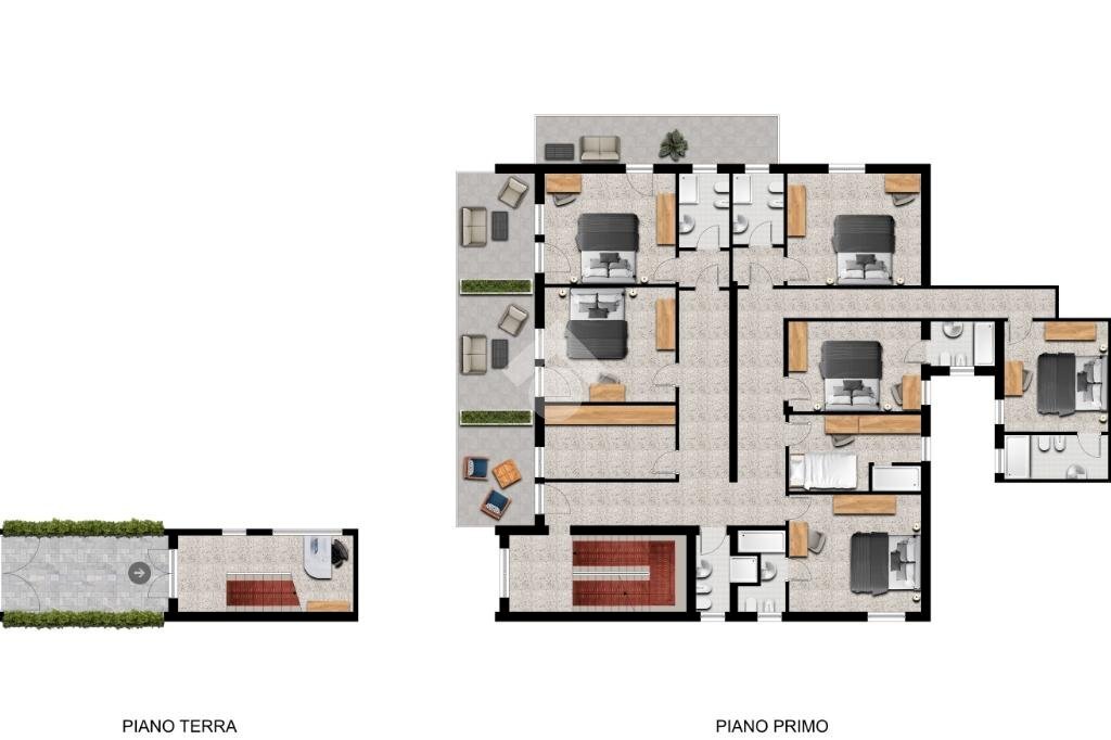 Casa semi indipendente Via di Renazzo, Cento - planimetria 1