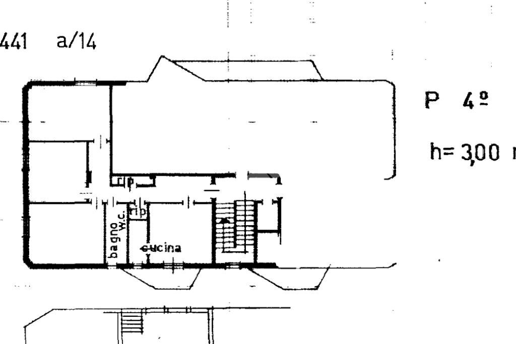 Four-room apartment Via don giovanni fornasini, Bologna (neighborhood Arcoveggio) - floor plans 1