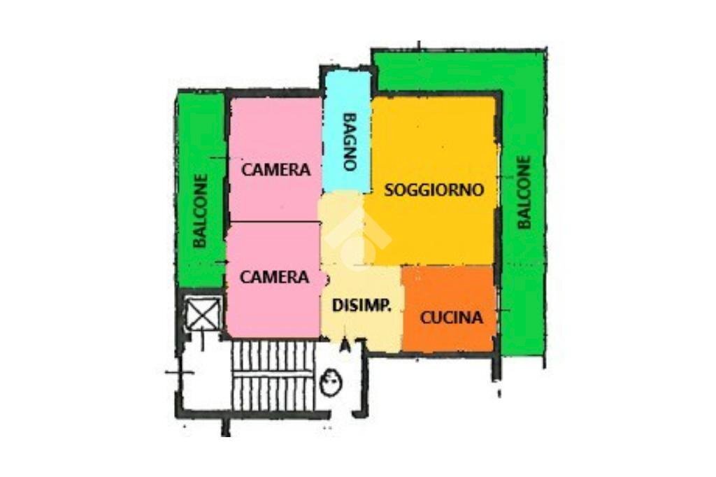 Quadrilocale Via Maria Bensi, Alessandria - planimetria 1