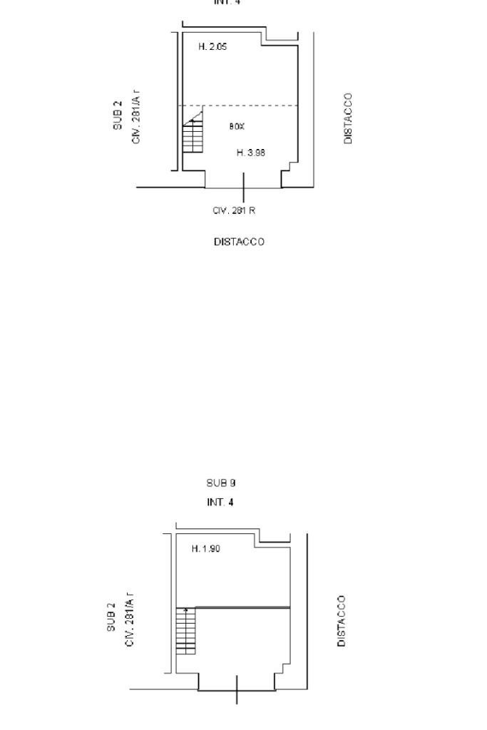 Box Corso Luigi Andrea Martinetti, Genova (neighborhood Sampierdarena) - floor plans 1