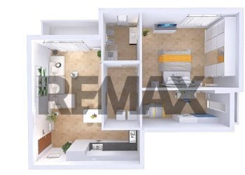 Pianta 3D - Trilocale via Monteverdi
 
7, Monza - foto 19