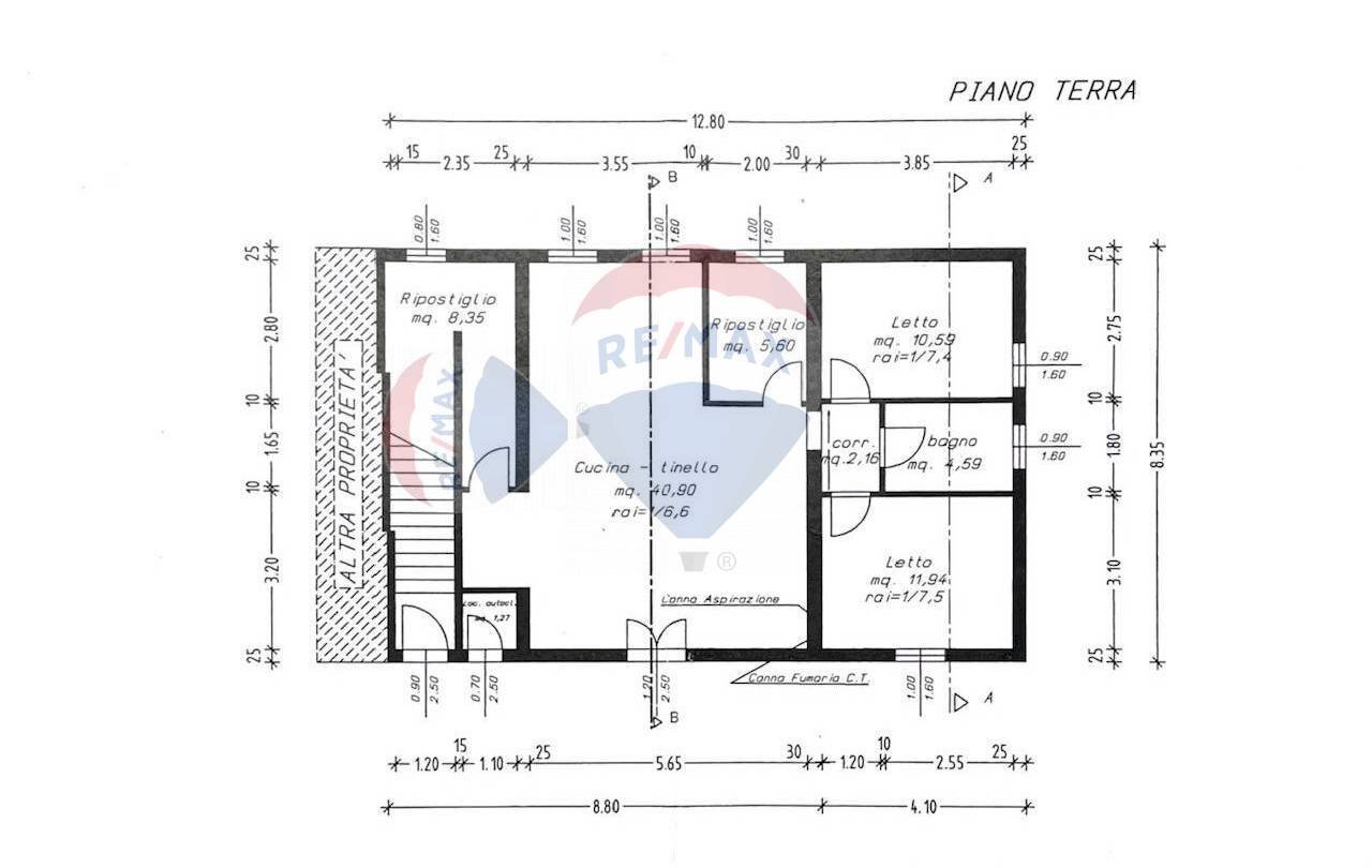 Pianta 2D - Trilocale Strada Montanara Sud
 
147, Marcaria - planimetria 1