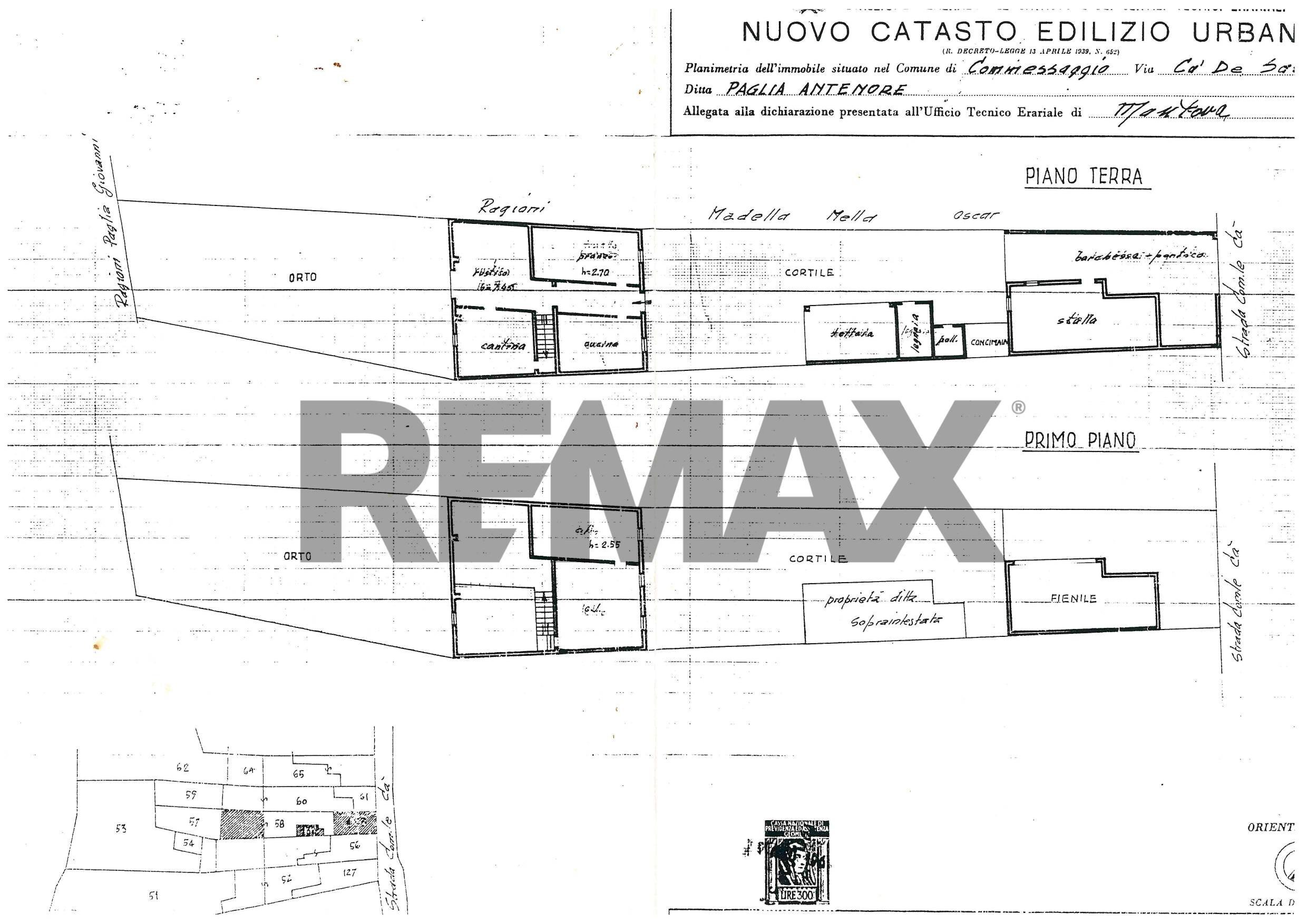 Pianta 2D - Semi-detached house Via Padre Kolbe
 
15, Commessaggio - floor plans 1