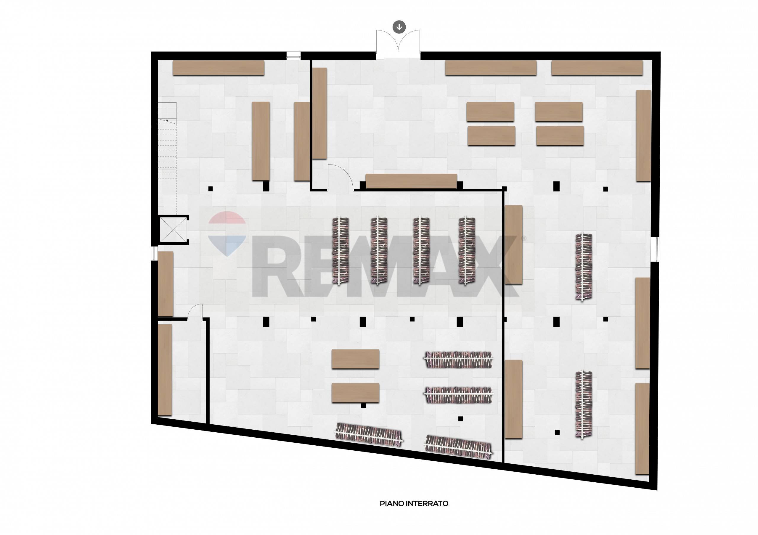 Pianta 2D - Commercial Premises Roncari
 
39, Besozzo - floor plans 1