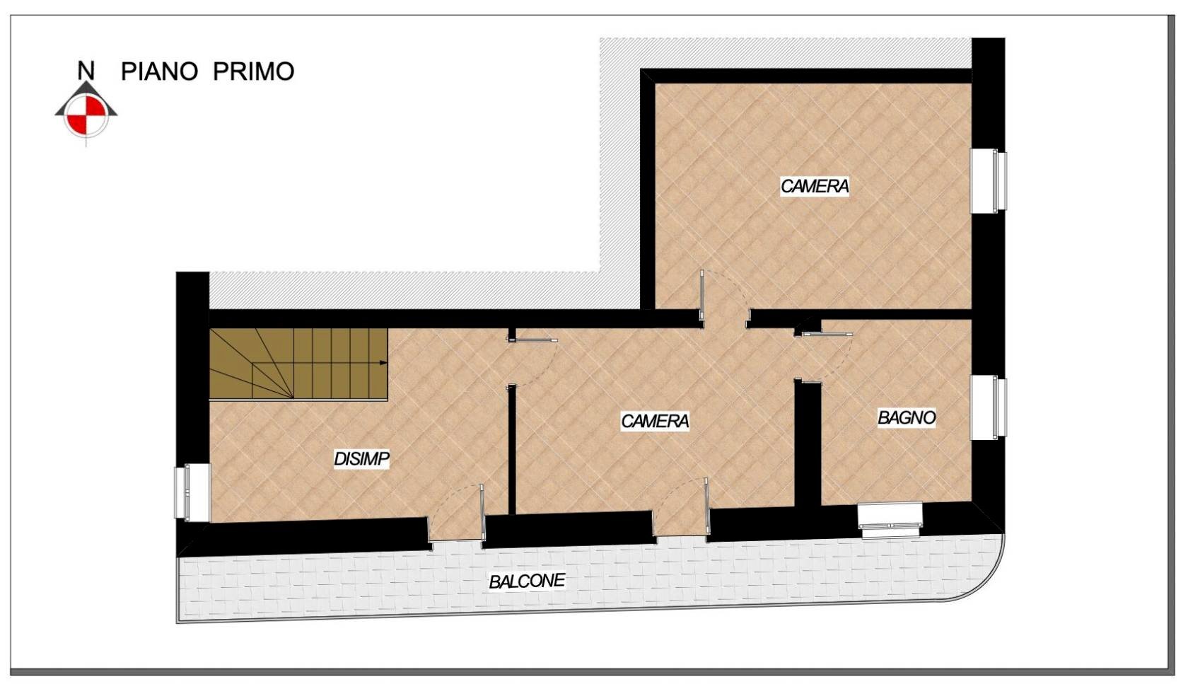 Casa indipendente via Antiche Mure, Cercenasco - planimetria 1