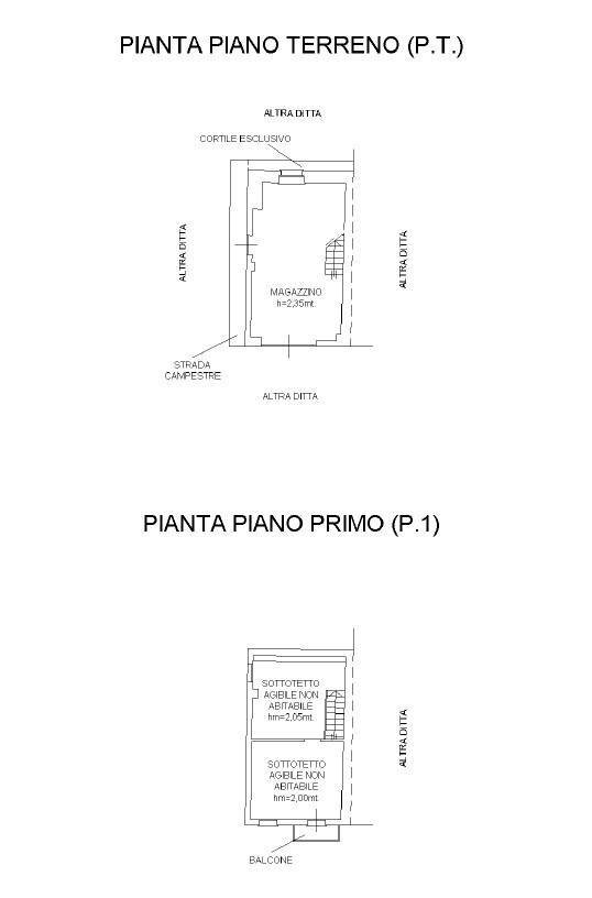 Box via Giovanni Trimaglio, Busca - planimetria 1