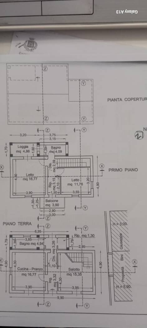 Villa Roncitelli, AN, Senigallia - floor plans 1