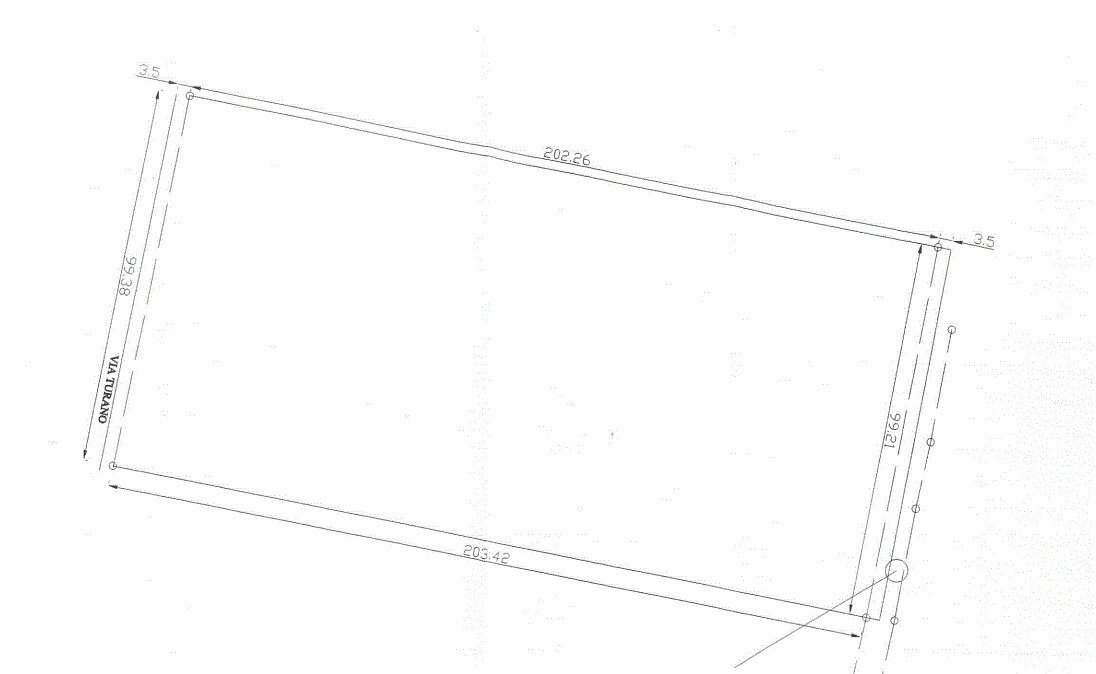 plan via turano1 - Agricultural land Via Turano 23, Aprilia - floor plans 1
