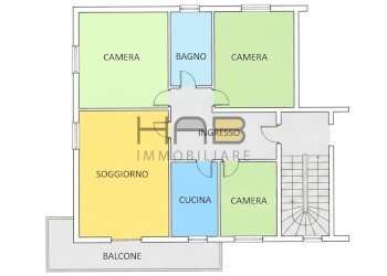 planimetria per i portali - Four-room apartment Via Lando Landucci, Padova (neighborhood San Paolo) - photo 22