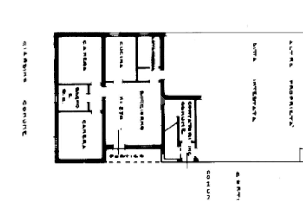 Four-room apartment Via cantone, Reggiolo - floor plans 1