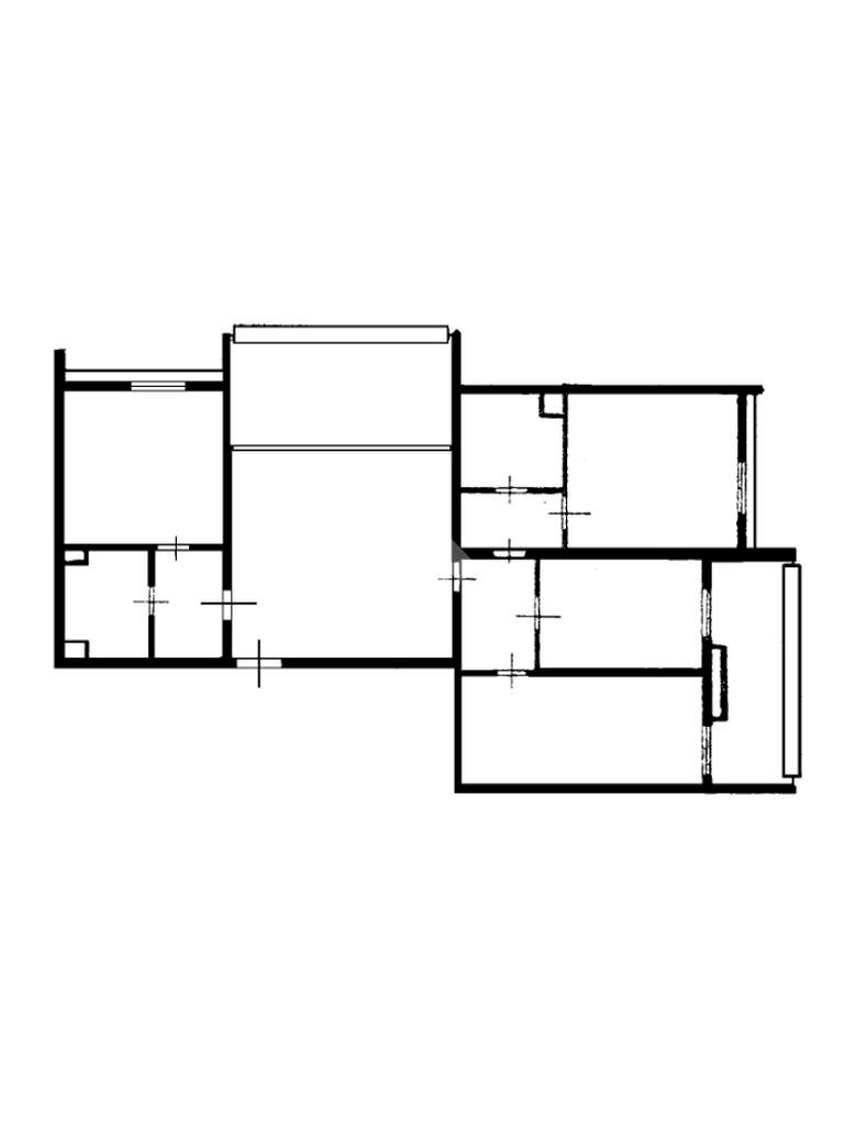 Three-room apartment via giotto, hamlet Milano 3, Basiglio - floor plans 1