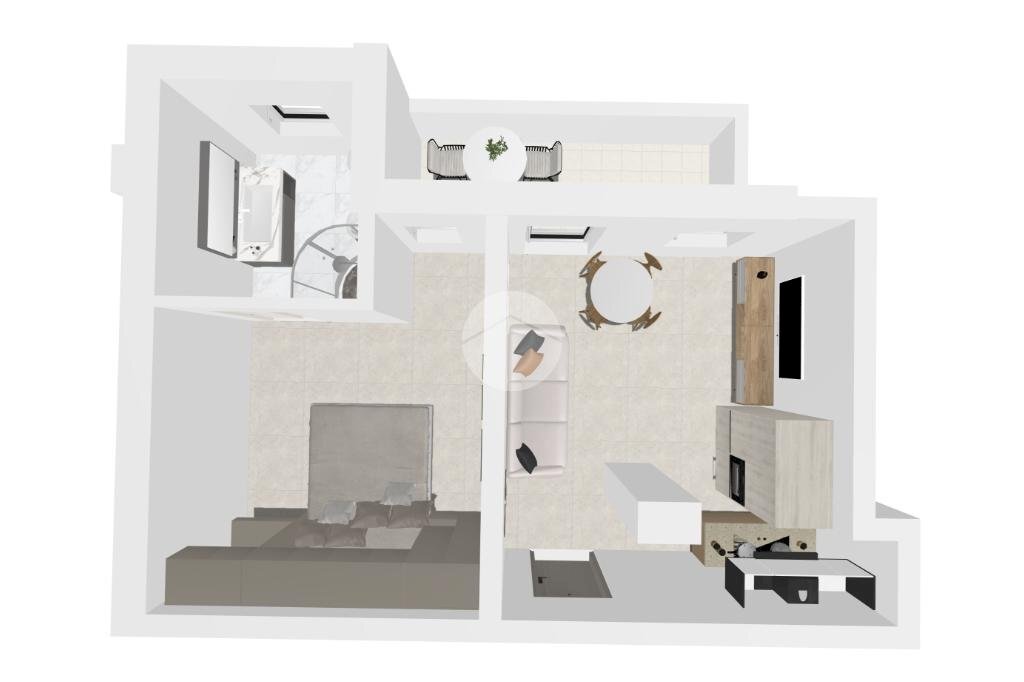 Bilocale Viale Regina Elena, Rimini - planimetria 1