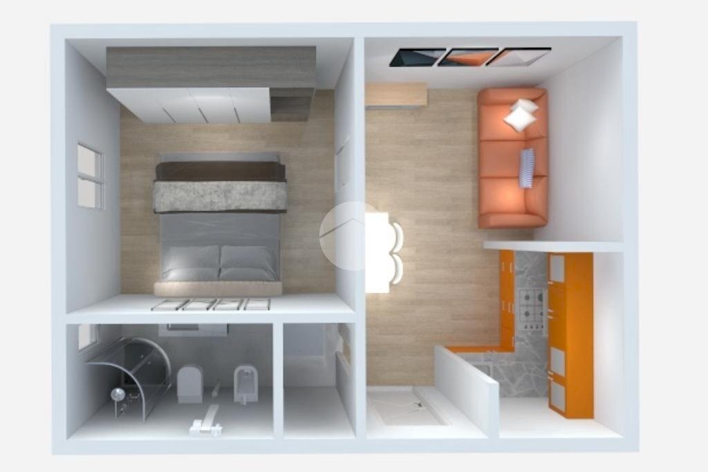 Bilocale Viale Tripoli, Rimini - planimetria 1