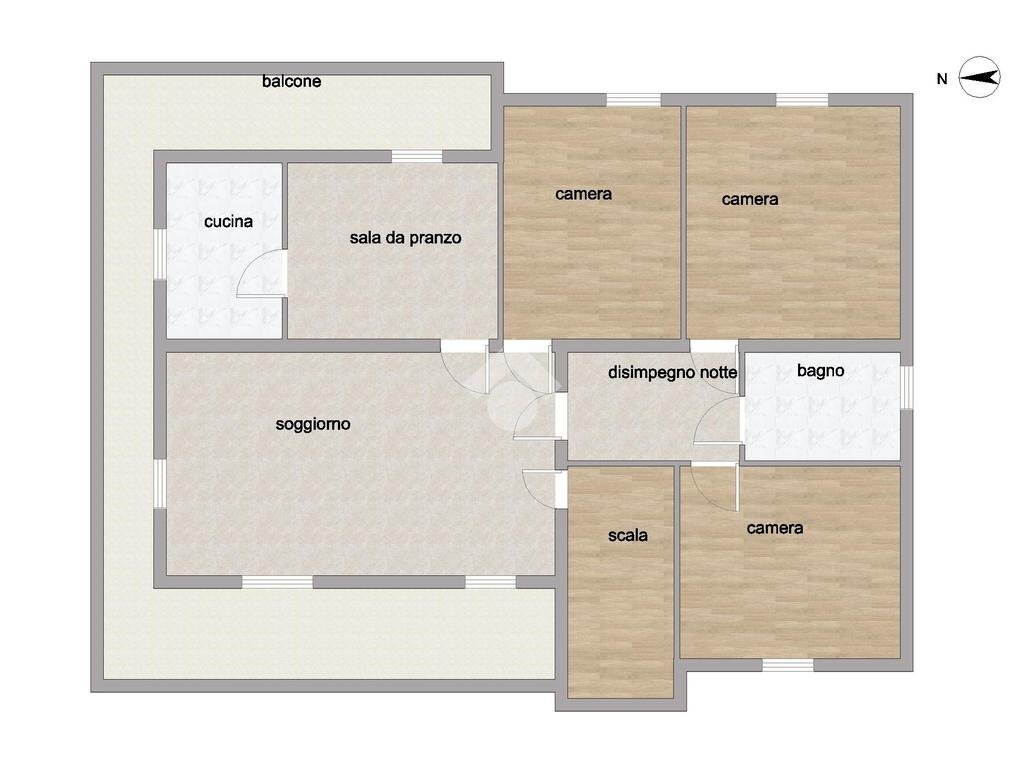Villa Trifamiliare Via Aleardo Aleardi, Reggio nell'Emilia - planimetria 1