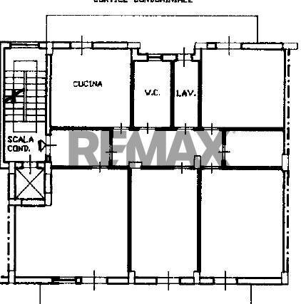 Pianta 2D - Appartamento Via Giuseppe Poulet
 
61, Catania - planimetria 1